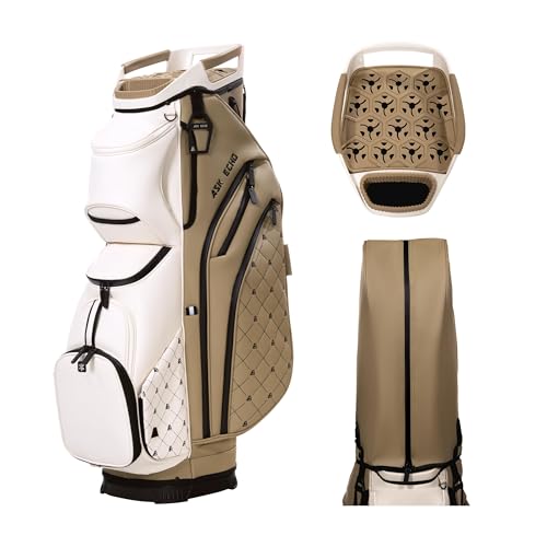 Ask Echo Soundless Cart Golf Bag In Toasted Almond