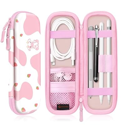 Fintie PU Leather Carrying Case for Apple Pencil Pro, USB-C/1st/2nd Gen
