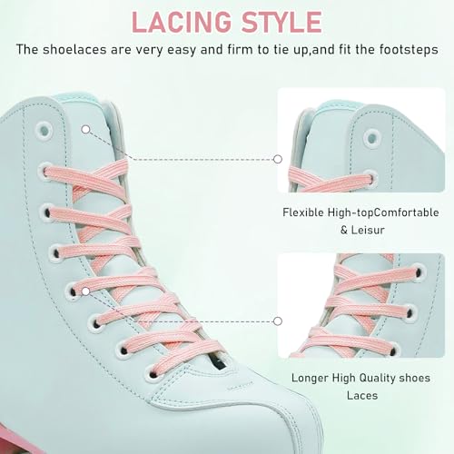 Jessie Breathable PU Leather Roller Skates