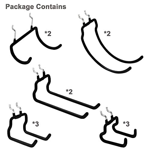 Frimoony 12 Pcs Heavy Duty Pegboard Hooks thumb #1