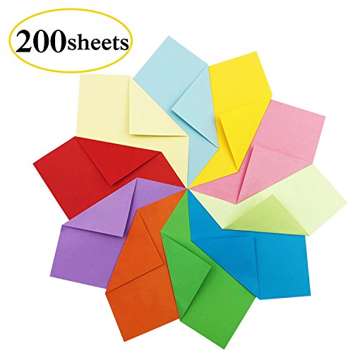 Carta da Origami - 200 Fogli Carta per Origami 15