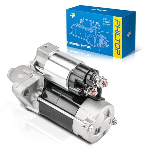 Image of PHILTOP Starter Compatible with 1997-2001 CR-V Automatic 12V1.0KW CWPLGR9 Tooth Pinion /Teeth