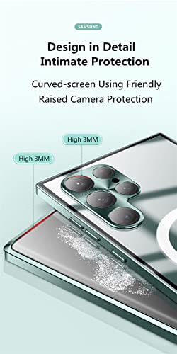 Coque Samsung S22 protection intégrale aluminium rigide avec aimant MagSafe pour chargeur induction