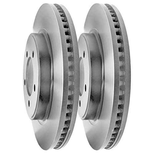 AutoShack R64145PR Front Brake Rotors Pair of 2 Driver and Passenger Side Replacement for 2006-2010 Ford Explorer 2007-2010 Explorer Sport Trac 2006-2010 Mercury Mountaineer 4.0L 4.6L V6 4WD AWD RWD