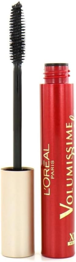 L’Oréal Paris Mascara, mascara, 3x more volume and powerful eyelashes, clearly defined eyelashes, extra suppleness, generous makeup look, Volumissime Royale, no. 01 black, 1 x 10 ml