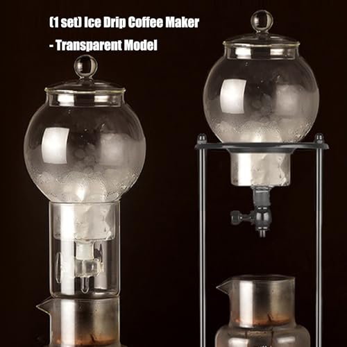 Cafetera de vidrio de borosilicato resistente y goteo ajustable holandés 8