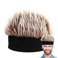 Drôle Courte Perruque Cap, Hommes Femmes Nouveauté Hip Hop Beanie