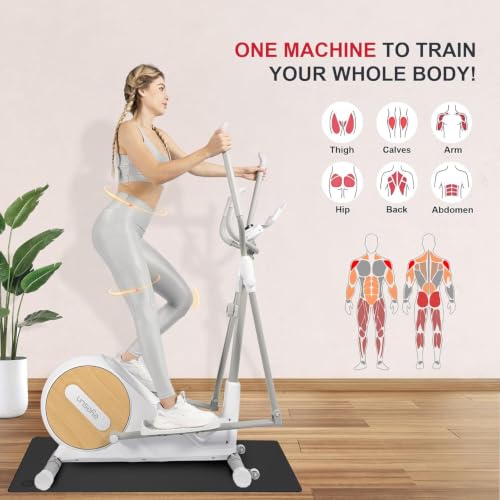 Image of Elliptical Machine for Home Gym, Elliptical Exercise Machine with Hyper-Quiet Magnetic Driving System, 16 Level Magnetic Resistance, Elliptical Trainer /330 LBS Loading Capacity