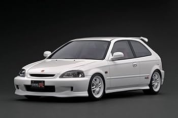 イグニッションモデル ホンダ シビック タイプＲ　FD2 ホワイト 1/18 Honda CIVIC (FD2) TYPE R White With Engine (ミニカー
