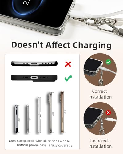 Clip and Go Strap for Phone with Wallet Crossbody and Earbuds Bag, Save the Girls Phone Strap with Wallet and Purse — view 5