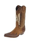  Sendra Boots 13171 Chocolate Ours/Herren Westernstiefel Braun/Cowboystiefel/Herrenstiefel, Groesse:47