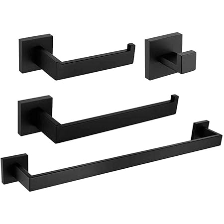 FQYEP Set de baño Accesorios Plata Juego Accesorios baño ...