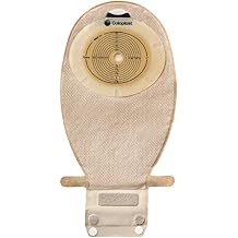 Coloplast Sensura #15521 One Piece EasiClose Wide Outlet 3/8" to 3" Non-Convex Standard Wear, Transparent - Pack of 20