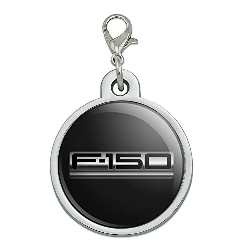 GRAPHICS & MORE Ford Trucks F-150 Logo Chrome Plated Metal Pet Dog Cat ID Tag