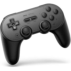 8Bitdo Sn30 Pro+ Bluetooth Controller Wireless Gamepad for Switch, PC, macOS, Android, Steam and Raspberry Pi (Black Edition)