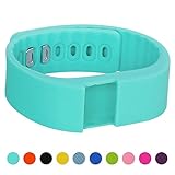 Soft Silicone Band for Teslasz Fitness Tracker in 10 Colors ,Mint Green