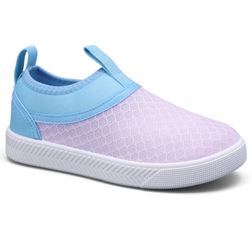 WateLves Toddler Water Shoes Kids Boys and Girls - Quick-Dry Multi-Purpose Casual Water Sneakers Slip On with Drainage Holes for Swim Walking Beach Vacation Essentials2