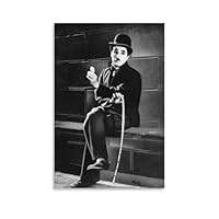 チャールズ・チャップリン　デニムアート　額縁付き Amazon.co.jp: チャールズ・チャップリン のポスター 印刷 ポスター