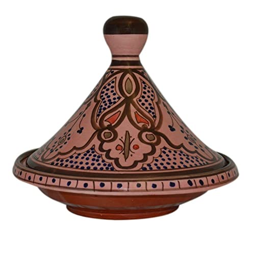Serving Tagine Handmade Ceramic Tajine Dish Exquisite 10 inches Red