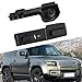 JurwheeR Roof Air Deflector Kit, 2-Piece Plastic Replacement For Land Rover For Defender L663, Model LR137034 Roof Accessory