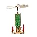 Kurt Adler Wood Alpine House Carousel with Candles, 12-Inch