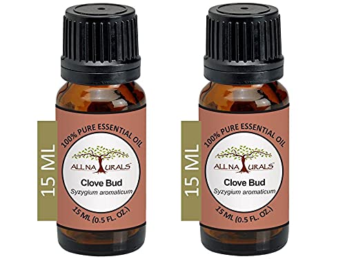 ALL NATURALS Clove Bud Essential Oil (Kerala, India) 100% Pure, 2 x 15 ML (Total 30 ML) (B07PH7W2BR) Amazon Price History, Amazon Price Tracker