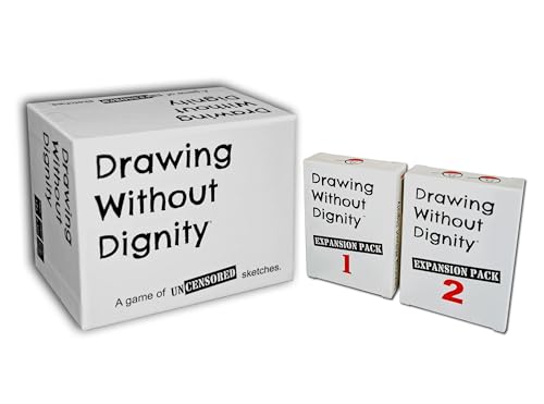 Drawing Without Dignity Complete Set: The Hit Pictionary-Style Mature Drawing Game Plus All Expansion Packs