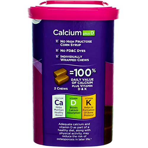 Viactiv Calcium Plus D, Soft Chews, Milk Chocolate 100 Ea (Pack Of 3) #TOP1