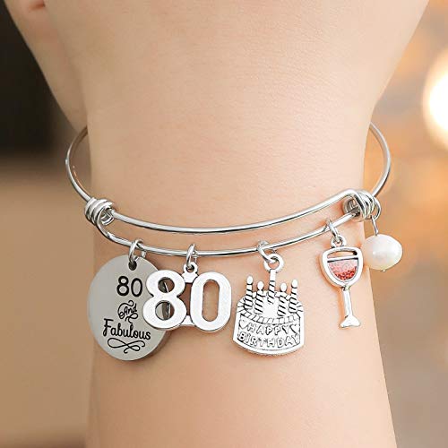 Image of Silver /14k Gold Plated Birthday Bracelet, Natural Healing Crystal Bracelet Gifts for Her Birthday for Daughter Granddaughter Friends Mom Grandma Sister
