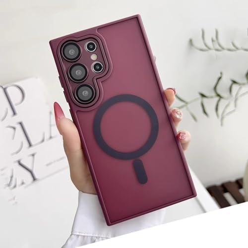 MagSafe�Ή� �Ɨ������{�^�� Galaxy A26 5G �p�P�[�X �X�g���b�v���t�� �S�ʕی� ��ڐG�[�d �J���������Y�ی� ��̌^ ����炭���[A26 5G �p�P�[�X �Ռ��z�� �w��h�~ ����h�~ ������� PC ���ϖh�~ �l�C �y�� ���^ �E����