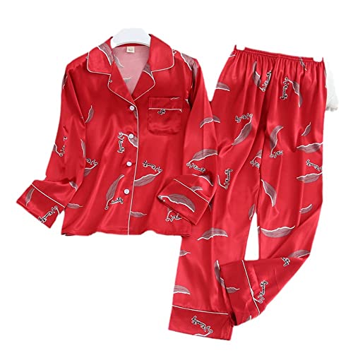 Pyjamas pour femmes en soie de glace pour soirées cocooning et matinées détente