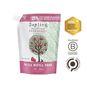 Buy Sapling Raspberry & Hibiscus Vodka 70cl – Premium British Small Batch Flavoured Vodka with a Tree Planted for Every Bottle – Sapling