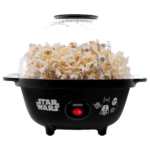 Pipoqueira Bowl Star Wars Mallory – Pipoca Doce ou Salgada, Tampa Bowl, Botão Liga/Desliga, Pés Antiderrapantes, Produto Licenciado Disney - 127V