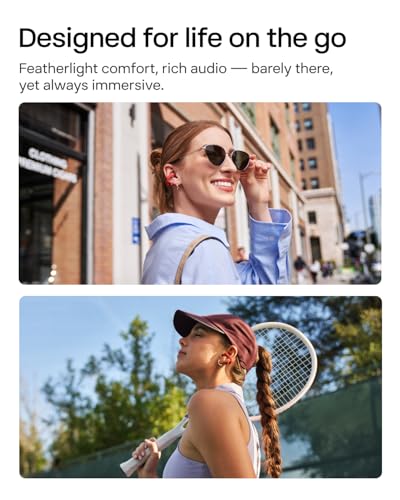 Image of SHOKZ OpenDots ONE-Open-Ear Headphones, Clip-On Earbuds-Wireless Bluetooth Earbuds with Microphone-Secure, Lightweight, Comfort-Premium Dolby Audio-Water Resistant-Fast Charging-Up to 40 hrs Playtime