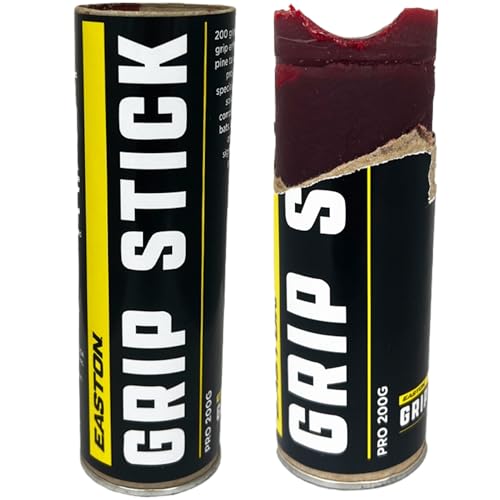Easton | Grip Stick Bat Grip Enhancer | Clean Waxy Grip Aid for Baseball & Softball Bats | Multiple Sizes