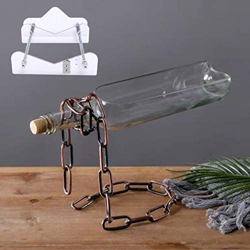 HEALLILY Cortador de Garrafas Cortador de Vidro de Metal Cortador de Garrafas Quadrado Ferramenta de