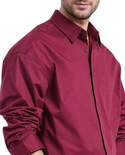 Image of Rare Rabbit Boxy fit Plain Shirt