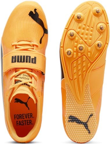 PUMA - Mens Evospeed Long Jump 11 Ultraweave Shoes, Color Sun Stream/Sunset Glow/Black, Size: 10 M US4