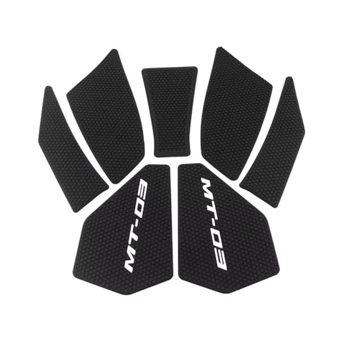 Traction pad réservoir MT03 et MT25 (2020-2023) autocollants de protection moto noirs
