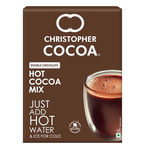 Image of Christopher Cocoa, Double Chocolate Hot Cocoa Powder Mix, 8 Sachets Box