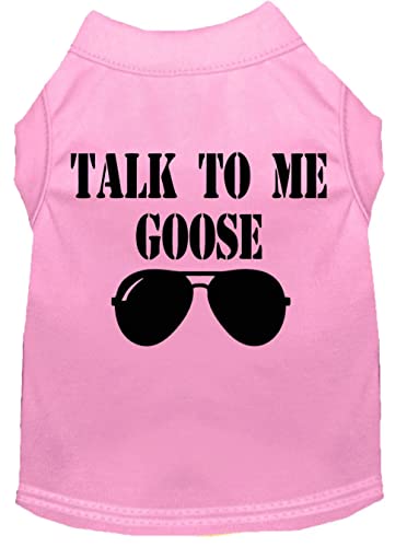 Mirage Pet Product Talk To Me Goose Screen Print Dog Shirt Green Sm #TOP5