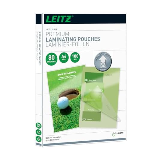 Leitz iLAM UDT Heißlaminierfolien A4, 100er Pack, Glänzend, Transparent, Folienstärke 80 mic, Premium-Qualität, glänzend, 74780000 10 Leitz iLAM UDT Heißlaminierfolien A4, 100er Pack, Glänzend, Transparent, Folienstärke 80 mic, Premium-Qualität, glänzend, 74780000