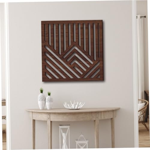 Décoration murale rustique en bois texturé | Thème Montagne Alpin