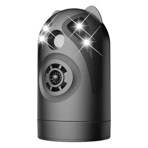 Ultrasónico para Ratas, Ultrasonido contra Ratones 360° Ahuyentador de Topos con Luz LED Repelente Ultrasónico de Plagas, 3 Modos de Trabajo Roedores Ahuyentador Cucarachas para Casa,Sótano