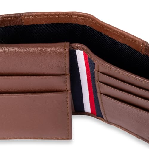 Tommy Hilfiger Men’s Leather Bifold Wallet-Multiple Card Slots, ID Window, Compact - Image 6