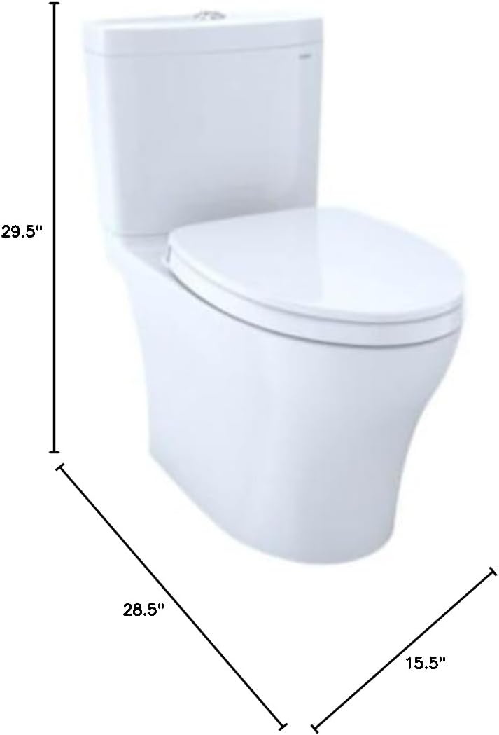 Dimensions of TOTO Aquia IV Toilet
