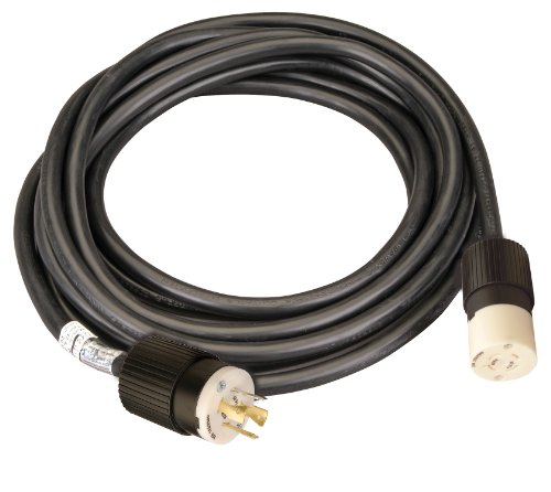 Reliance Controls PC2020 20-Amp (L14-20), 20-Foot Generator Power Cord,Black
