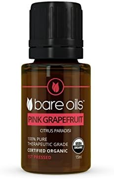 Pink Grapefruit Essential Oil 15ml Bare Oils USDA Certified Organic