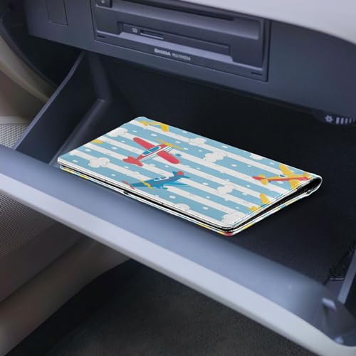 Organizador de auto de cuero miniatura 6