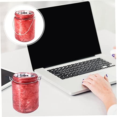 Caxusd 1Pc Candlestick Crystal Wall Sconce Clear Glass Bottles Crystal Decorations For Home Hanging Sconces Wall Candle Chic Home Decoration Christmas Tree Tealight Candles Flowers Red #TOP6